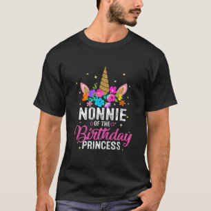 Nonnie von der Geburtstagsprinzessin Funny Unicorn T-Shirt