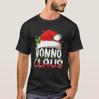 Nonno Claus Matching Family Pajamas Funny Christma T-Shirt