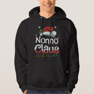 Nonno Claus Weihnachtsfamilie Matching Pajama Funn Hoodie