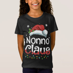 Nonno Claus Weihnachtsfamilie Matching Pajama Funn T-Shirt