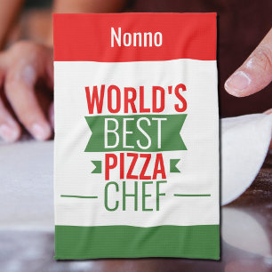 Nonno - Der beste Pizza-Koch der Welt Geschirrtuch