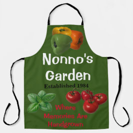 Nonno-Garten Schürze