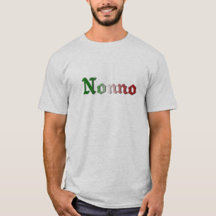 Nonno italienischer großväterlicher T - Shirt
