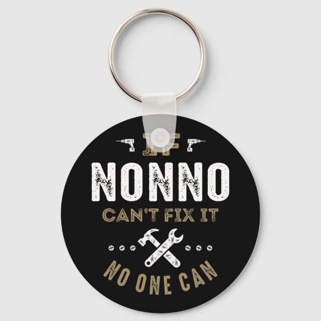 Nonno kann es reparieren schlüsselanhänger (Vorderseite)