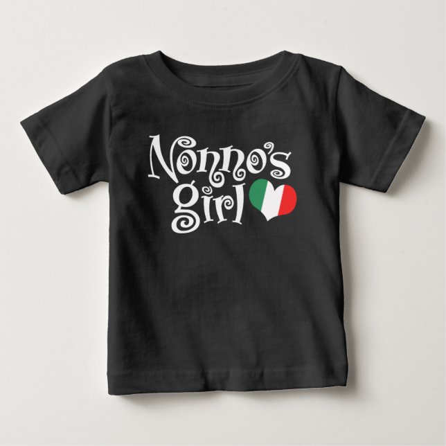 Nonno-Mädchen Baby T-shirt (Vorderseite)