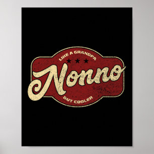 Nonno wie ein Opa, aber Cooler - italienisches Non Poster