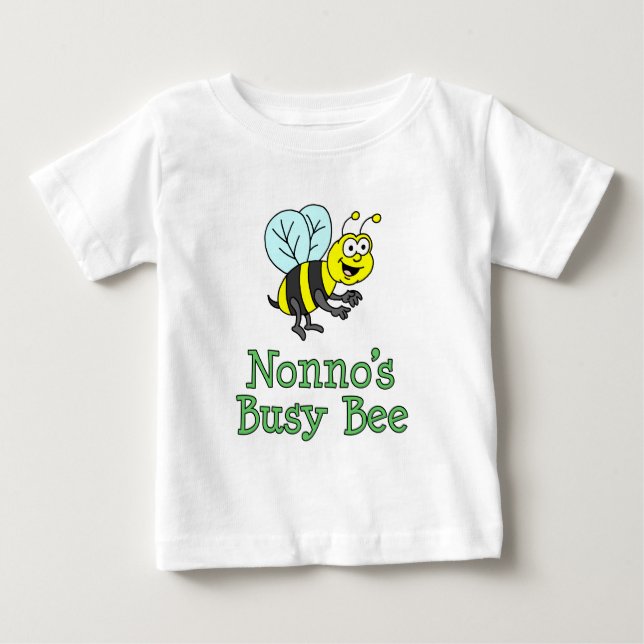 Nonnos beschäftigte Biene Baby T-shirt (Vorderseite)