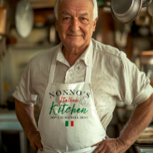 Nonno's Italian Kitchen Apron - Dove Si Mangia Ben