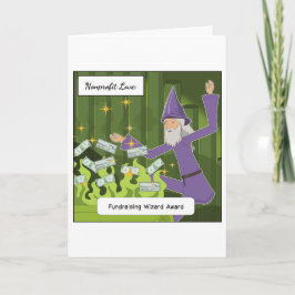 Nonprofit Fundraiser Dankeschön Karte