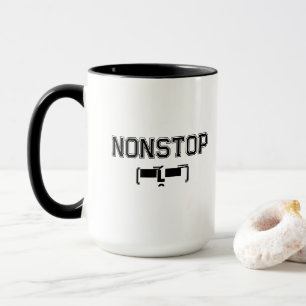 NONSTOP Gym Motivation Hoodie T - Shirt Tasse