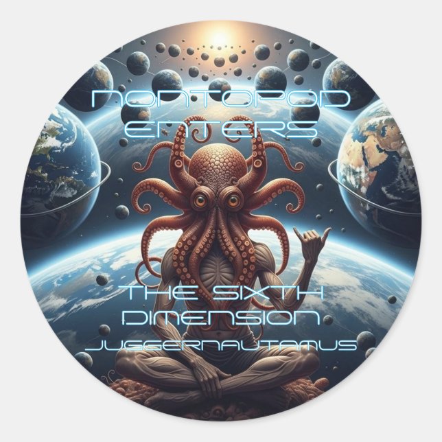Nontopod Enters the Sixth Dimension Sticker (Devant)