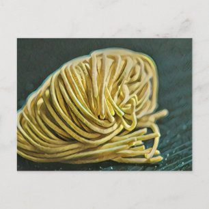 Noodle Liebesdesign Postkarte