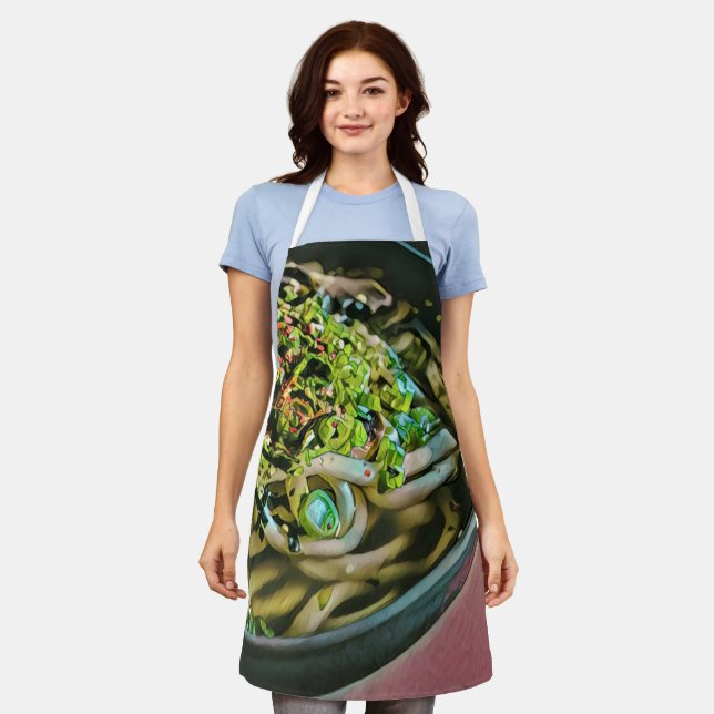 Noodle lover design schürze (Getragen)