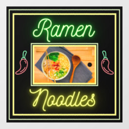 Noodle Restaurant Noodle Bowl Picture Front Fensteraufkleber