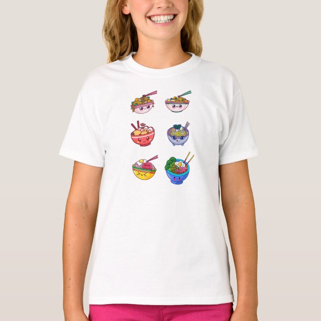 Noodle Shirt, Ramen Rice Sweater, asiatisches Shir T-Shirt (Vorderseite)