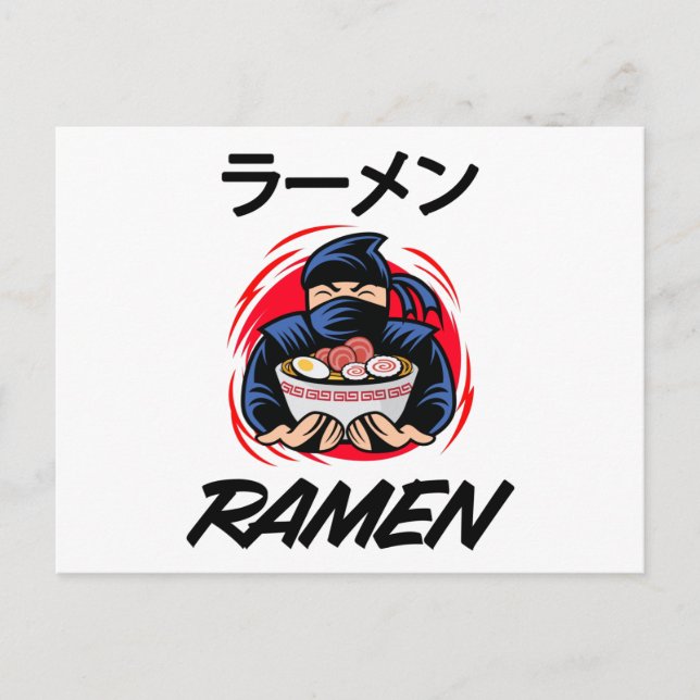 Noodles Anime Manga Funny Niedlich Japan Otaku Nin Postkarte (Vorderseite)