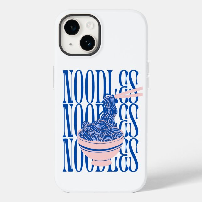 Noodles Creative Art Case-Mate iPhone 14 Hülle (Rückseite)