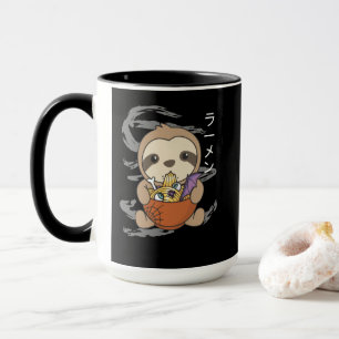 Noodles Japanese Noodles Halloween Sloth Ramen Tasse
