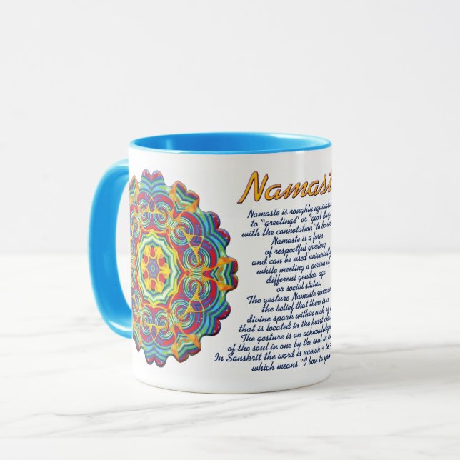 Noodles Namaste Tasse (Vorderseite Links)