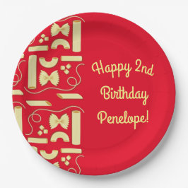 Noodles Pasta Kid 1. Geburtstag Party Italienisch Pappteller