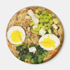 Noodles, Ramen Funny Soup Foto Magnet