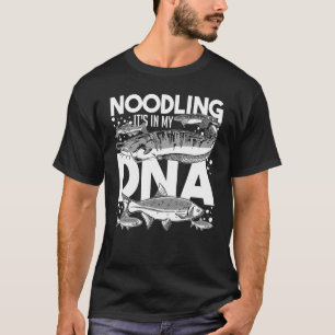 Noodling Catfish Fishing Flathead Catfish Noodle T-Shirt