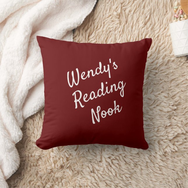 Nook Cushion, Red & White Throw Kissen (Decke)