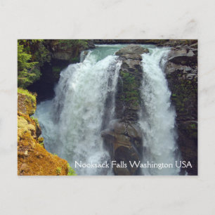 Nooksack Falls in Washington Postkarte