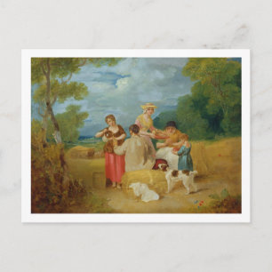 Noon, 1799 (Öl auf Leinwand) Postkarte