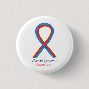 Noonan Syndrome Awareness Ribbon Button Buttone