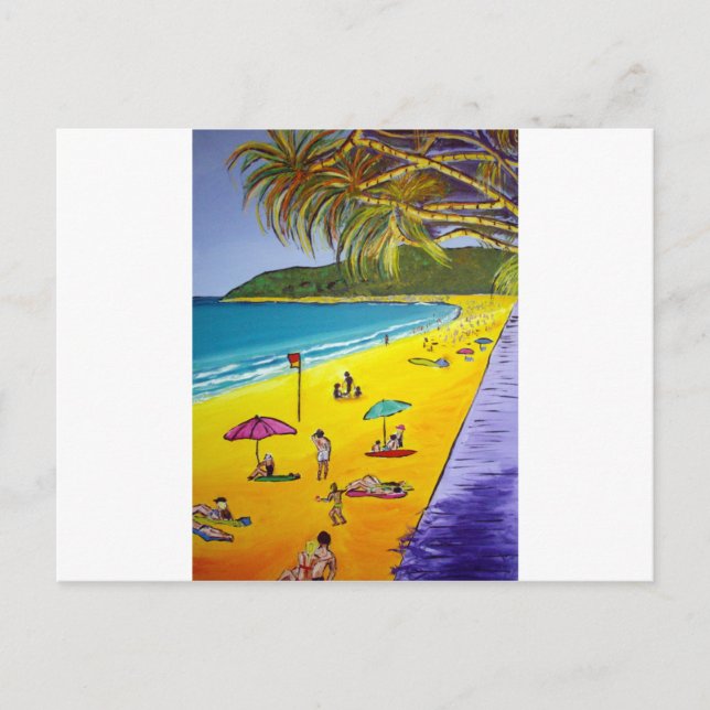 Noosa Beach Postkarte (Vorderseite)