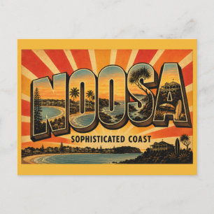 Noosa Queensland: Ausgefeilte Küste Postkarte