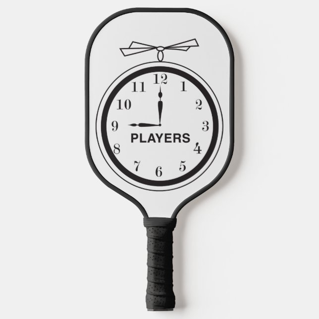 NOP-Clock-Logo-Pickleball-Paddel Pickleball Schläger (Vorderseite)