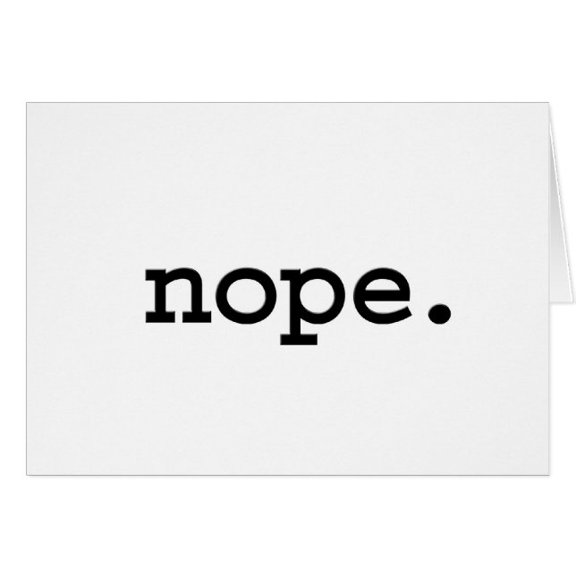 nope. (Vorderseite (Horizontal))