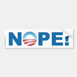 NOPE! AUTOAUFKLEBER