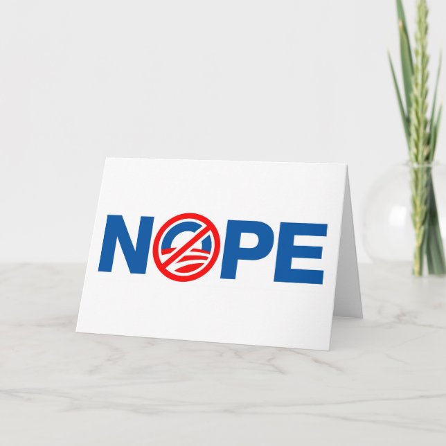 NOPE KARTE (Vorderseite)