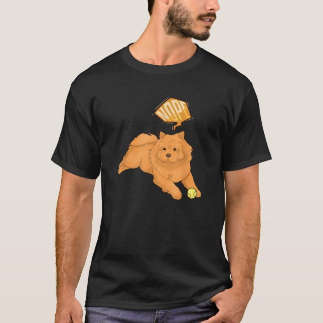 Nope Lazy Chow Chow Funny Chow Dog  T-Shirt (Vorderseite)