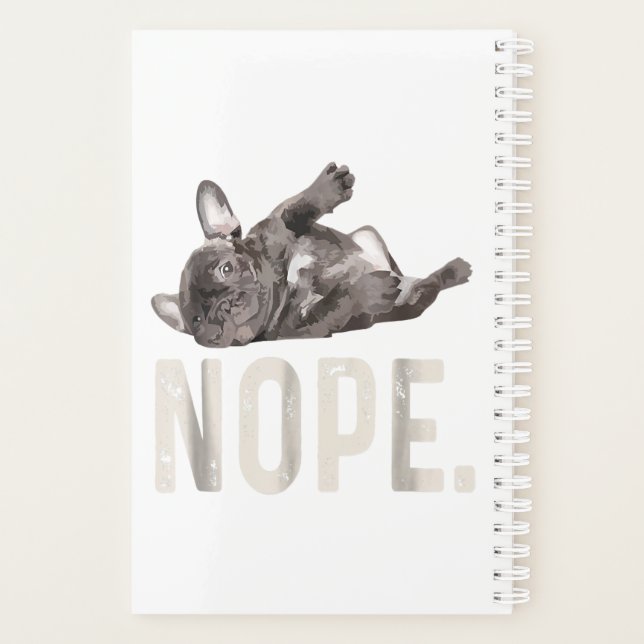 Nope Lazy French Bulldog Lover Gift (Dos)