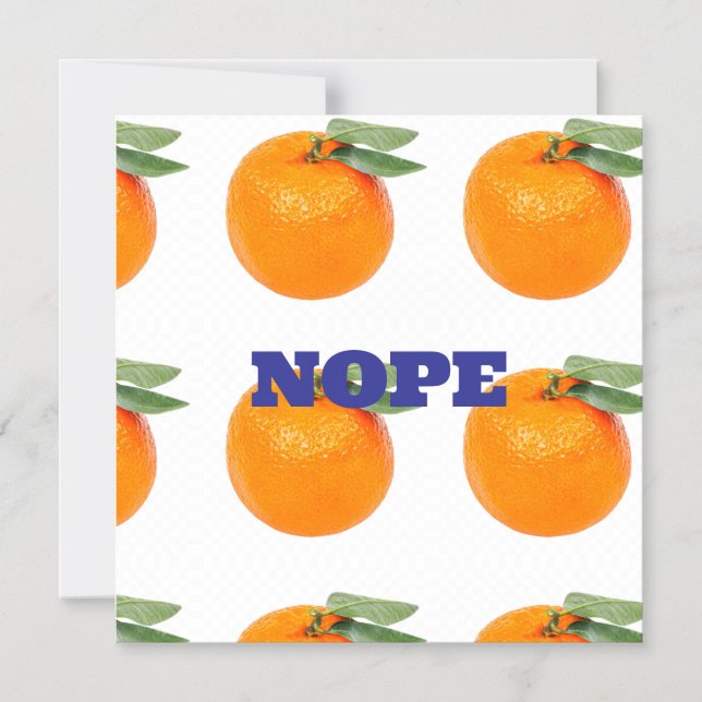 NOPE MAGNET (Vorderseite)