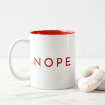 NOPE Moderne Trendy Typografie