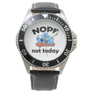 NOPE, nicht heute. Lazy Koala. Armbanduhr