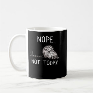Nope Not Funny Lazy Cat Premium T - Shirt Kaffeetasse
