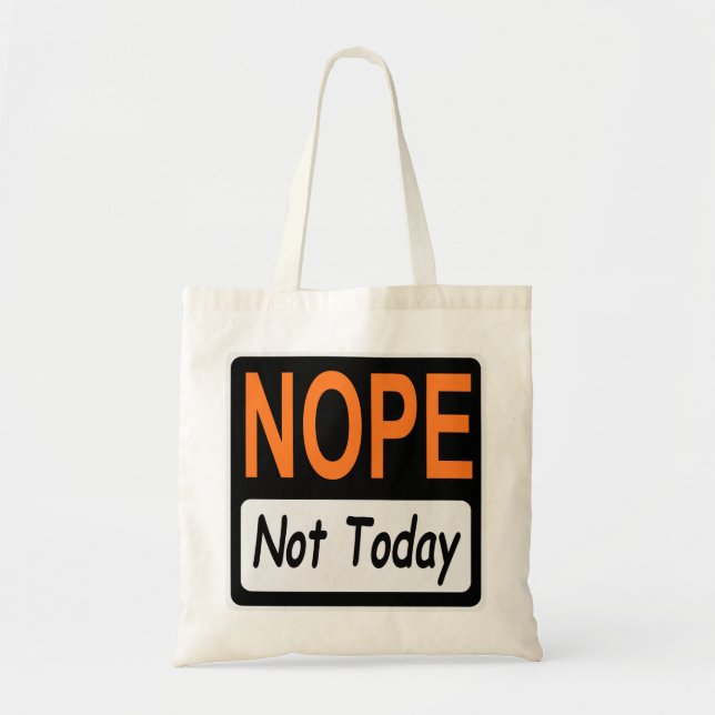 NOPE Not Sign #USAPatriotGraphics © Tragetasche (Vorne)