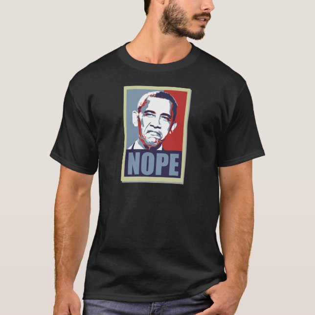 nope Obama T-Shirt (Vorderseite)
