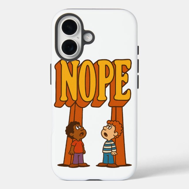 Nope Phone Case (Rückseite)