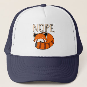 Nope Red Pandas Niedlich Pet Animal Panda Lover Gr Truckerkappe