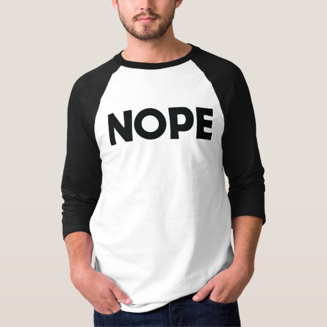 NOPE-T - Shirt (Vorderseite)