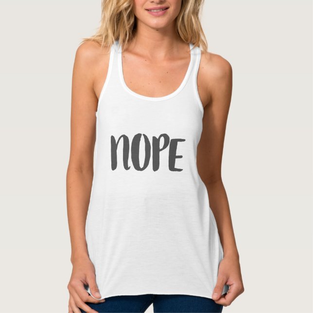 NOPE TANK TOP (Vorderseite)