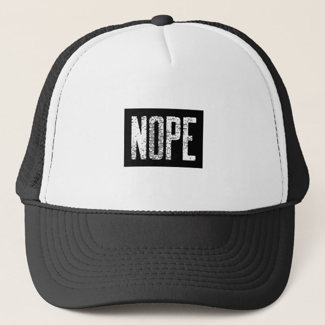 NOPE TRUCKERKAPPE (Vorderseite)