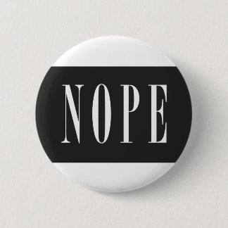 NOPE - Weiße Blackbox Button